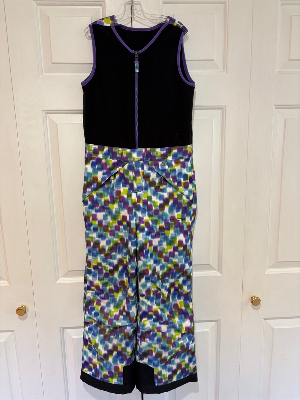 Arctix One Piece Geometric Print Ski Suit Girls Size S/P EUC